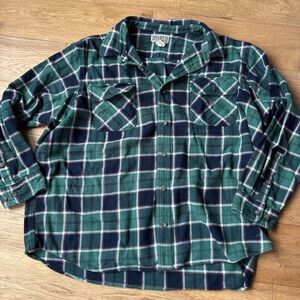 Duluth heavy weight flannel button down mens 4XL